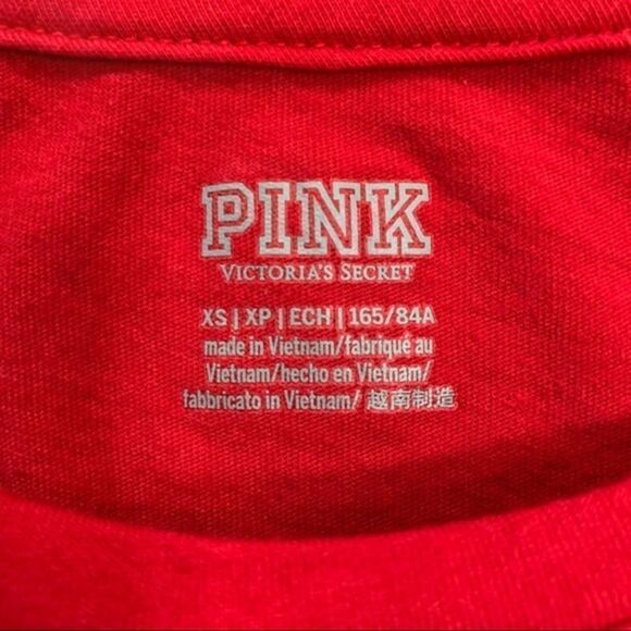  Pink Victoria Secret Red Tee - Picture 2 of 4